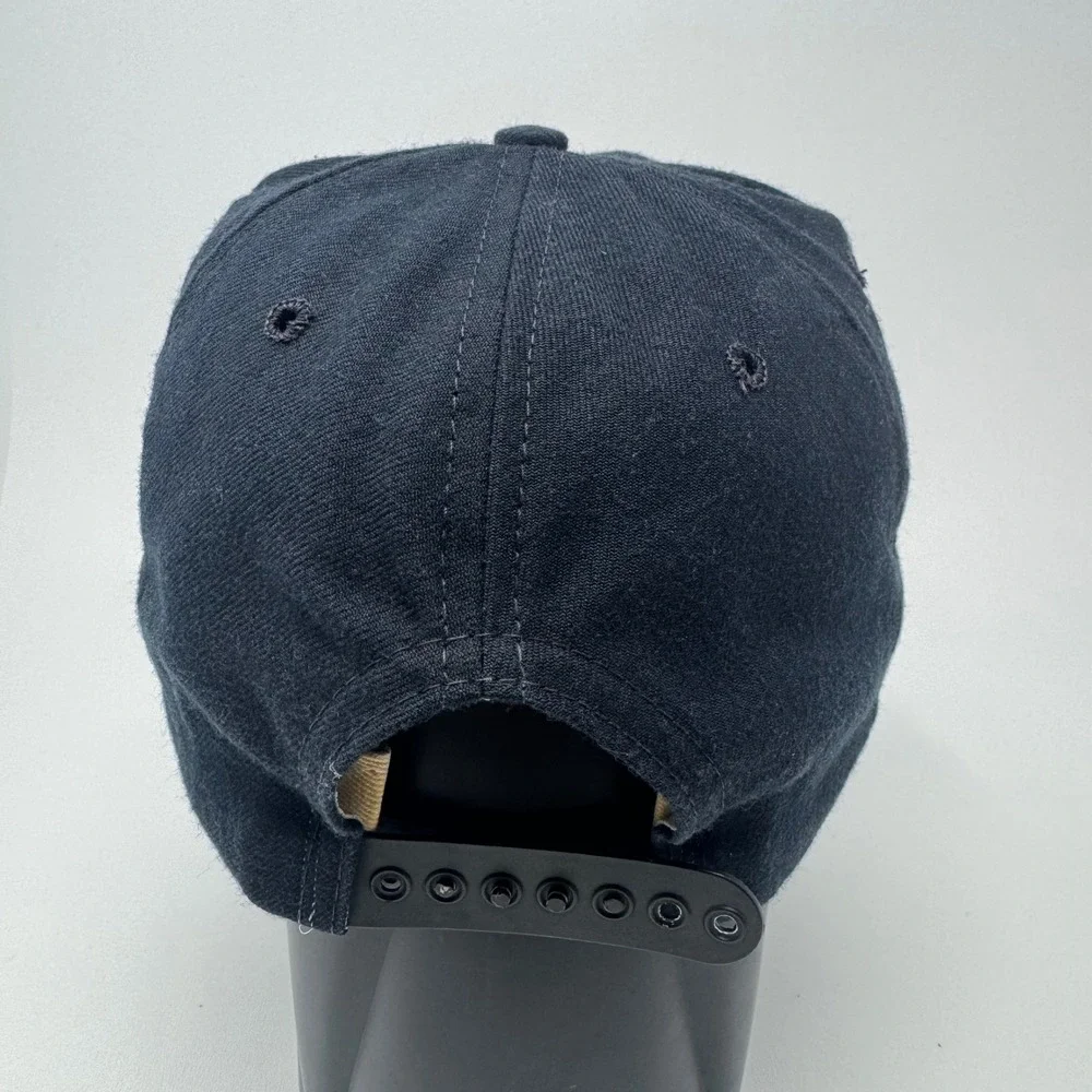 Vintage Michigan Wolverines New Era‎ Hat Navy Blue Pro Model Snapback USA Made